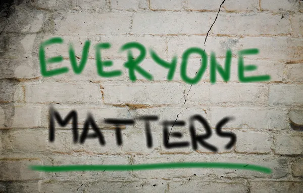 Everyone Matters Concept — Stock Photo, Image