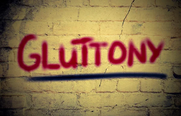 Gluttony Concept — Stock Photo, Image