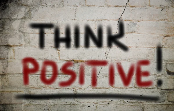 Pensa concetto positivo — Foto Stock