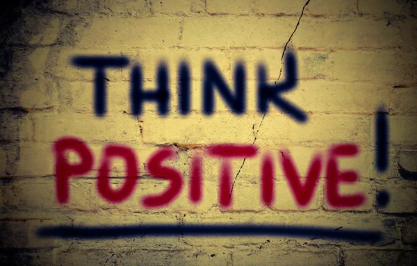 생각 하는 긍정적인 개념 — 스톡 사진