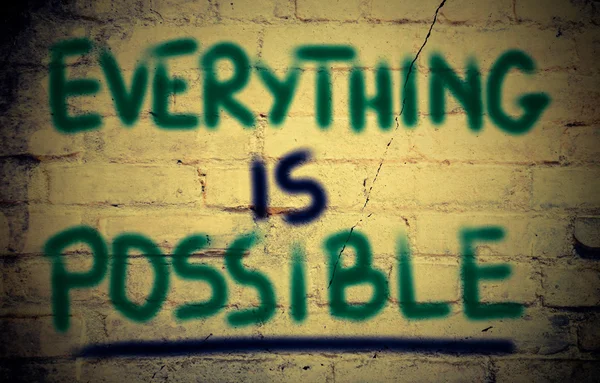 Everything Is Possible Concept — Stock Photo, Image