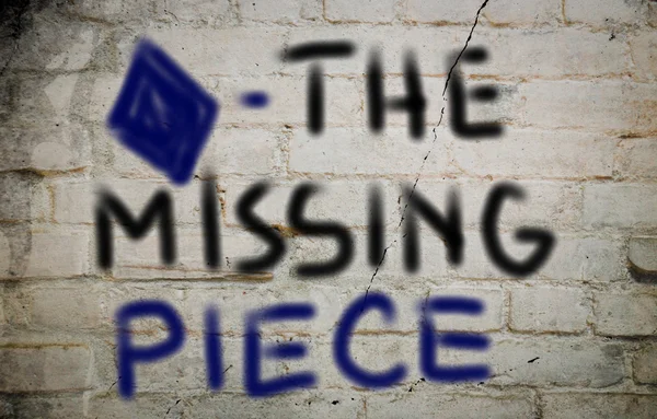 The Missing Piece Concept — Stock Photo, Image