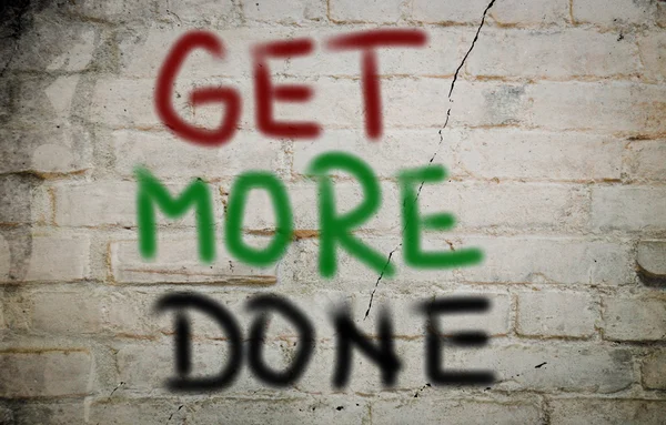 Get More Done Concept — Stock Photo, Image