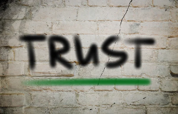 Conceito de confiança — Fotografia de Stock