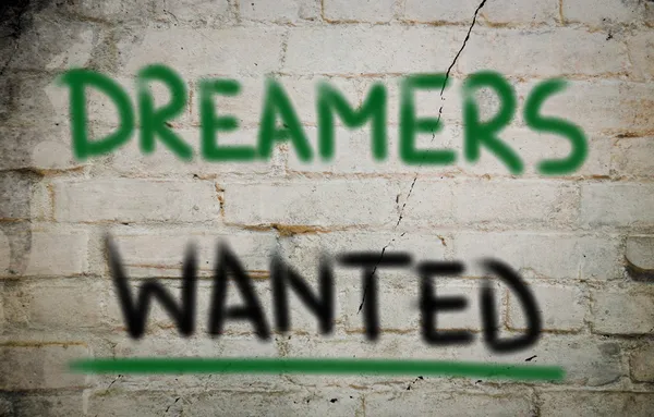 Dreamers Wanted Concept — Stock Photo, Image