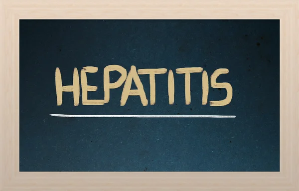 Hepatit koncept — Stockfoto