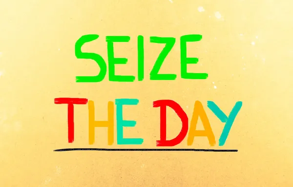 Seize The Day Concept — Stock Photo, Image