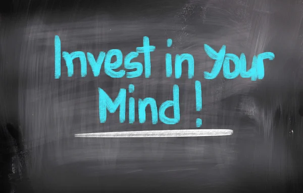 Invest In Your Mind Concent — Stock Photo, Image