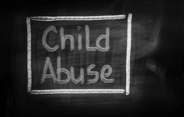 Conceptul abuzului asupra copiilor — Fotografie, imagine de stoc