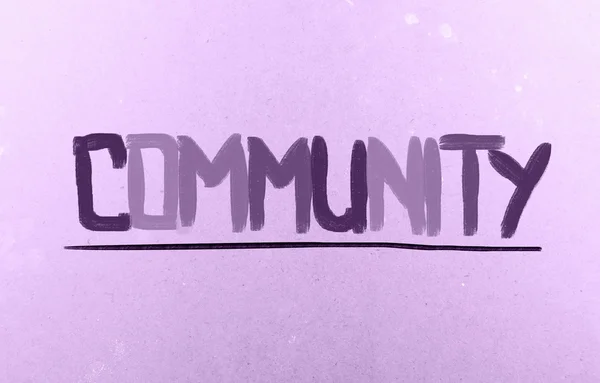 Концепція спільноти — стокове фото