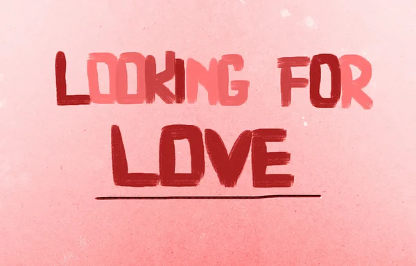 Looking For Love Concept