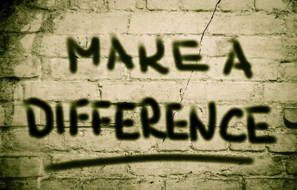 Make A Difference Concept — Stock Photo, Image