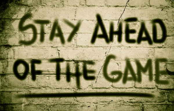 Stay Ahead Of The Game Concept — Stock Photo, Image