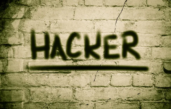 Hacker koncept — Stockfoto