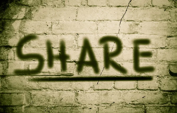 Sharing-Konzept — Stockfoto