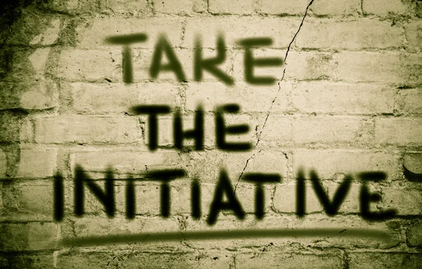 Take The Initiative Concept — Stock Photo, Image