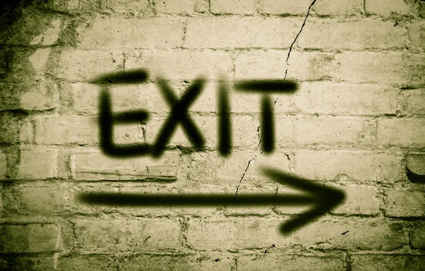 Exit-Konzept — Stockfoto
