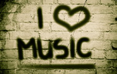 müzik konsepti seviyorum