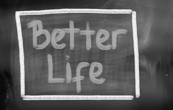Καλύτερη ζωή έννοια — Φωτογραφία Αρχείου