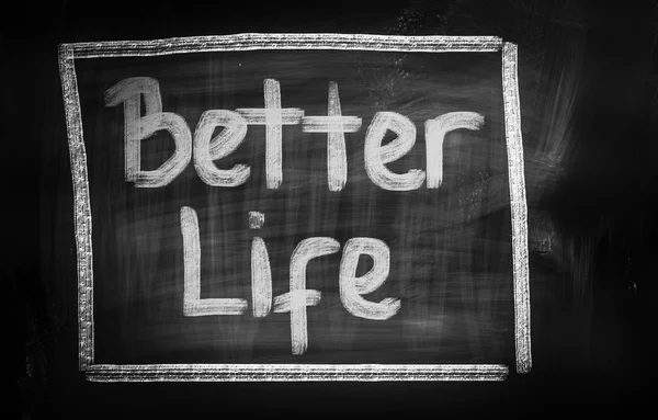 Jobb élet fogalma — Stock Fotó