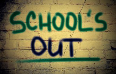 Okul kapandı kavramı