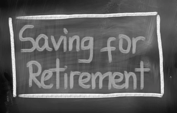 Épargner pour la retraite Concept — Photo