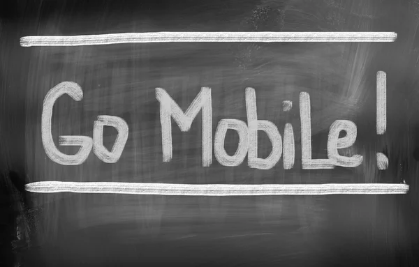 Go Mobile — стоковое фото
