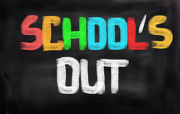 School's Out Concept — Stock Photo, Image