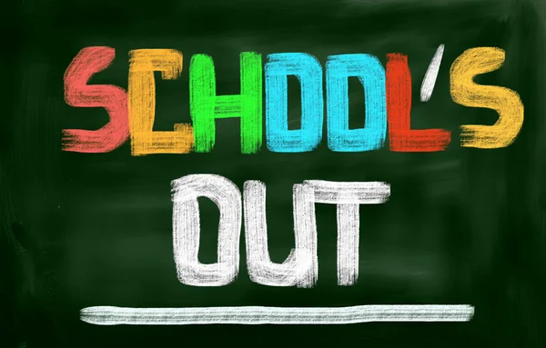 School's Out Concept — Stock Photo, Image