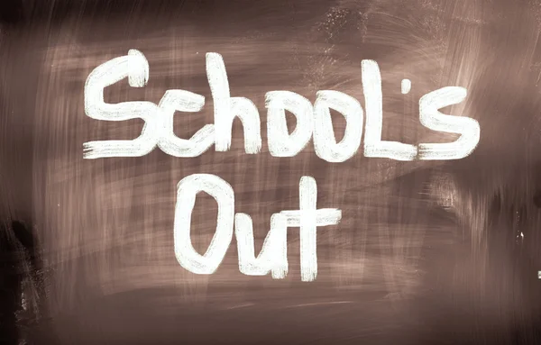 School's Out Concept — Stock Photo, Image