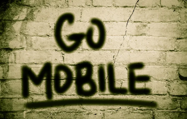 Go Mobile Concept — Stock Photo, Image