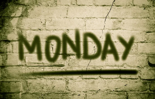 Понеділок концепції — стокове фото