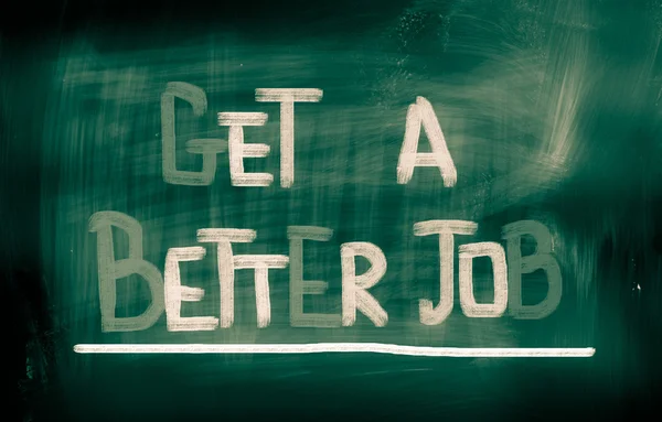 Ein besseres Jobkonzept bekommen — Stockfoto