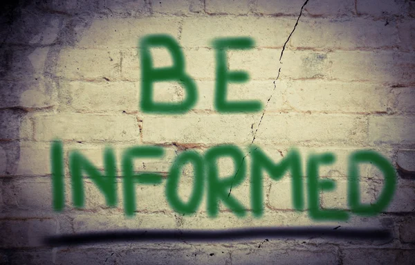 Be Informed Concept — Stock Photo, Image