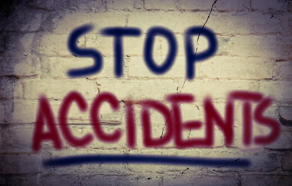 Parar o conceito de acidentes — Fotografia de Stock