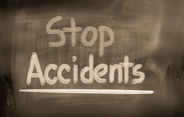 Stop Accidents Concept — Stock Photo, Image