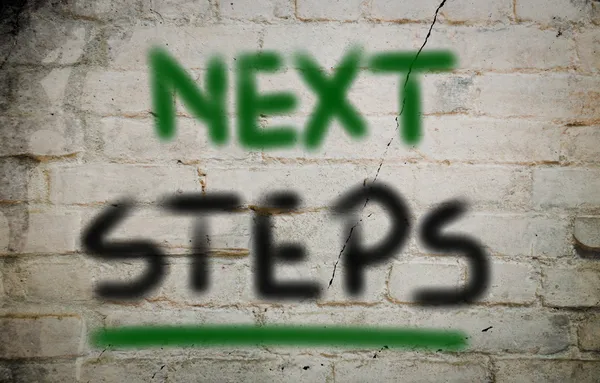 Next Steps Concept — Stock Photo, Image