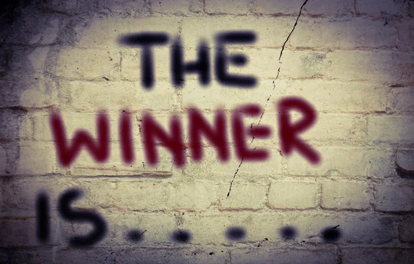 O Vencedor é Conceito — Fotografia de Stock