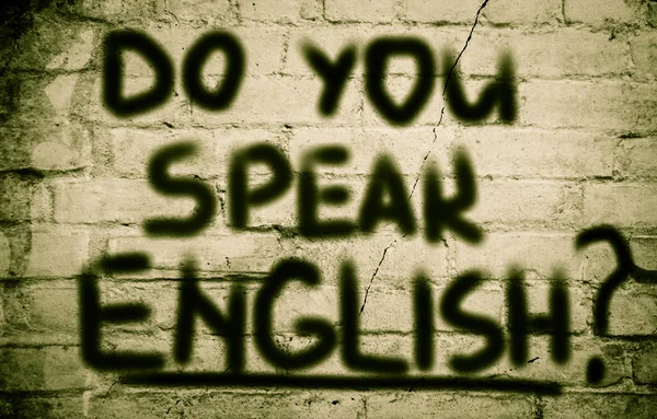 Do You Speak English Concept — Stock Photo, Image