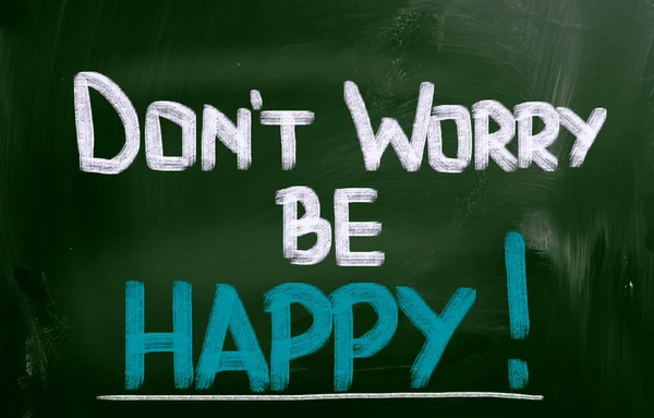 Don't Worry Be Happy Concept — Stock Photo, Image