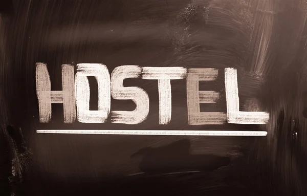 Hostel kavramı — Stok fotoğraf