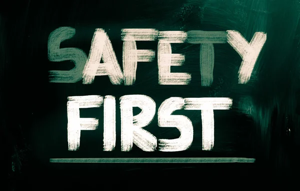 Safety First Concept — Stock Photo, Image