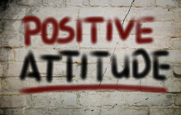 Concetto di atteggiamento positivo — Foto Stock