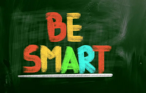 Be Smart Concept — Stock Photo, Image