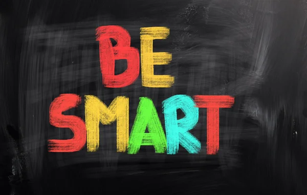 Be Smart Concept — Stock Photo, Image