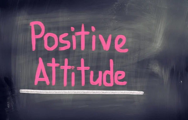 Concepto de actitud positiva — Foto de Stock