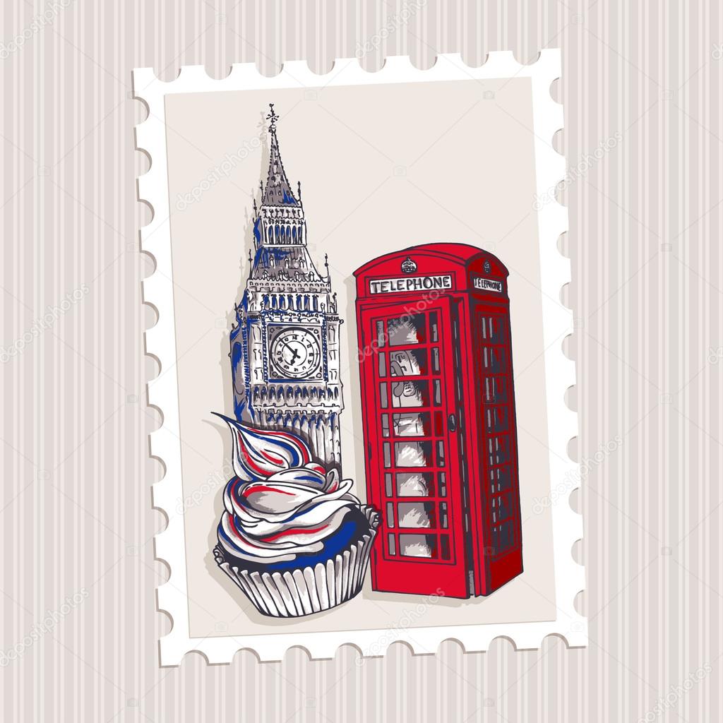 Stamp about London.
