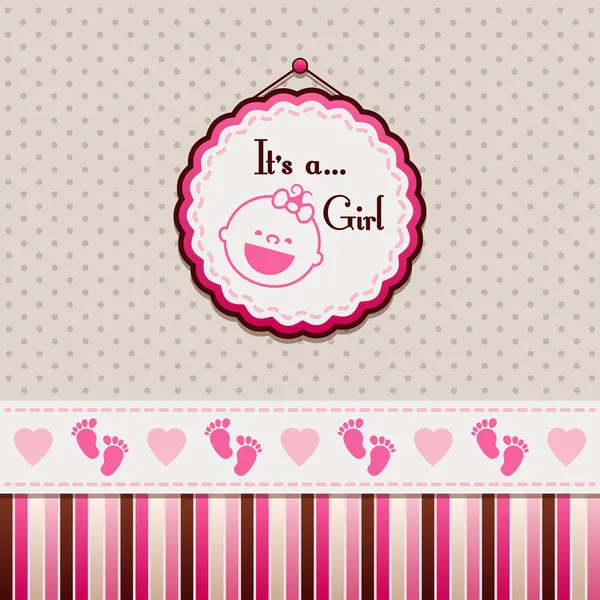 It's a girl — Stock Vector