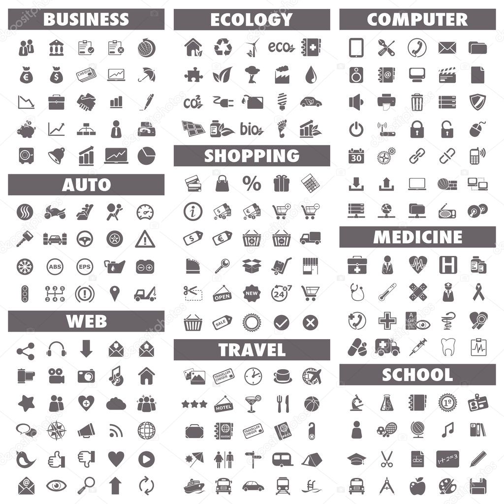 Basic icons set