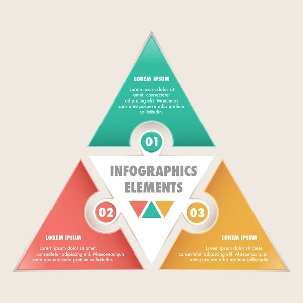 Puzzle infographics — Stock Vector